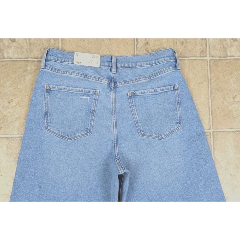 NWT a.n.a Light Blue Wide Leg Jeans Size 12 - Picture 5 of 8